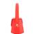 Elegant red crystal bucket bag