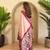 Peach Kalamkari Digital Print Viscose Saree