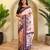 Light Pink Kalamkari Digital Print Viscose Saree 