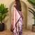 Light Pink Kalamkari Digital Print Viscose Saree 