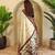Cream Kalamkari Digital Print Viscose Saree
