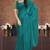 Lightgreen crush silk saree with stone work