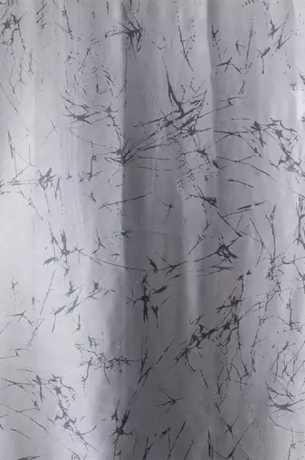 Grey crepe digital printed saree with blouse