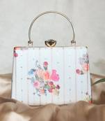 IVORY GARDEN BOX CLIUTCH