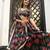 Digital Print Faux Georget Multi Sequnce LaceWork Lehenga Choli With Unstitched Blouse and Stitched Print Dupatta