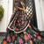 Digital Print Faux Georget Multi Sequnce LaceWork Lehenga Choli With Unstitched Blouse and Stitched Print Dupatta