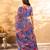 Digital Print Shiney Satin SemiStitched Lehenga Choli With Unstitched Blouse and Orgenza Dupatta