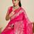Rani Pink Kanjivaram silk blend Two-Tone Zari Weaving Saree 