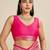 Rani Pink Kanjivaram silk blend Two-Tone Zari Weaving Saree 
