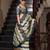 Green muslin leheriya printed cotton saree