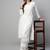 Hand embroidered pearl white rayon lucknowi chikankari palazzo