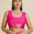 Hot Pink Paithani silk blend Zari Weaving Saree 
