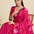 Rani Pink Paithani silk blend Zari Weaving Saree 