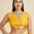 Yellow Paithani silk blend Zari Weaving Saree 