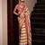 Maslin leheriya print cotton saree with multicolored cotton tussle at pallu for women in wear for traditional or party