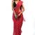 Red Kota chex fabric leheriya print saree