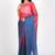 gajari organza shading print ready to wear saree