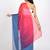 gajari organza shading print ready to wear saree