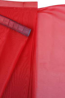ready to wear gajari organza shading print saree 5