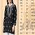 Hand embroidered lavender cotton lucknowi chikankari short kurti