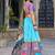 Amazing Sea Green Kalamkari Printed Tussar Silk Lehenga Choli