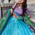 Amazing Sea Green Kalamkari Printed Tussar Silk Lehenga Choli