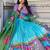 Amazing Sea Green Kalamkari Printed Tussar Silk Lehenga Choli