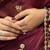 Maroon Embroidered Fancy Fabric Saree With Blouse Set