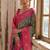 Light Green Banarasi silk blend Contrast Zari Weaving Saree 