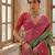 Light Green Banarasi silk blend Contrast Zari Weaving Saree 
