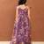 Rakhi Special Purple Floral Organza Maxi Dress with Zari Work & Matching Pants 