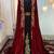 Maroon and black islamic wedding designer moroccan kaftan