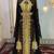 Black and gold designer moroccan party wear kaftan