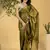 ready to wear mahendi color chiffon fabric saree for graceful bollywood style saree