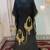 Black designer embroidery islamic takchita kaftan