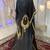 Black designer embroidery islamic takchita kaftan