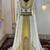 White and gold unique wedding moroccan kaftans