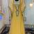 Beige and black designer islamic takchita kaftan