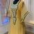 Beige and black designer islamic takchita kaftan