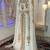 White and gold wedding party wear moroccan kaftan