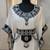 White and black stylish arabic takchita kaftan
