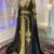 Black and gold wedding islamic moroccan kaftan