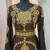 Black and gold wedding islamic moroccan kaftan