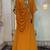 Mustard islamic party wear kaftan dress