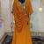 Mustard islamic party wear kaftan dress