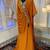 Mustard islamic party wear kaftan dress