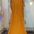 Mustard designer islamic arabic caftan