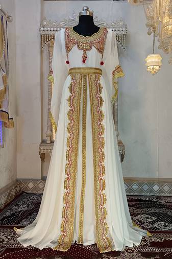 Off white designer takchita kaftan