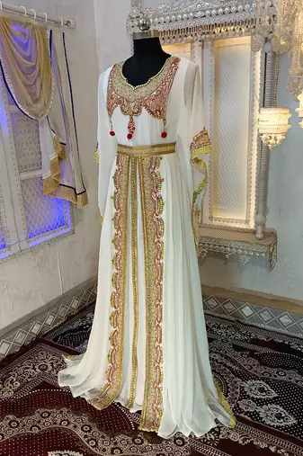 Off white designer takchita kaftan