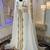 White and gold arabic takchita wedding kaftan